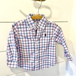 Ralph Lauren Baby Plaid Button-Down Shirt